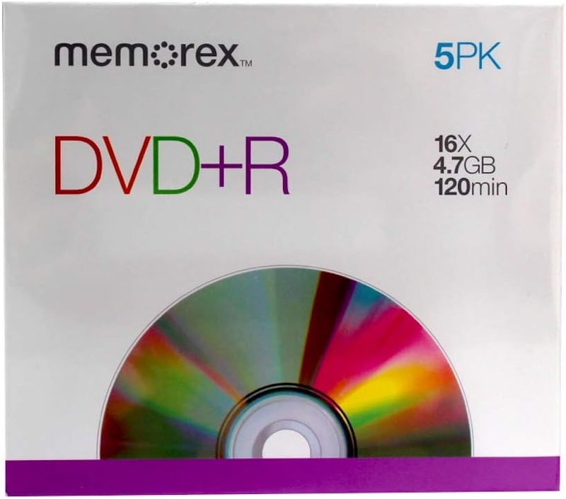 Memorex 16x 4.7GB 120min DVD+R Media 5pack - Image 4